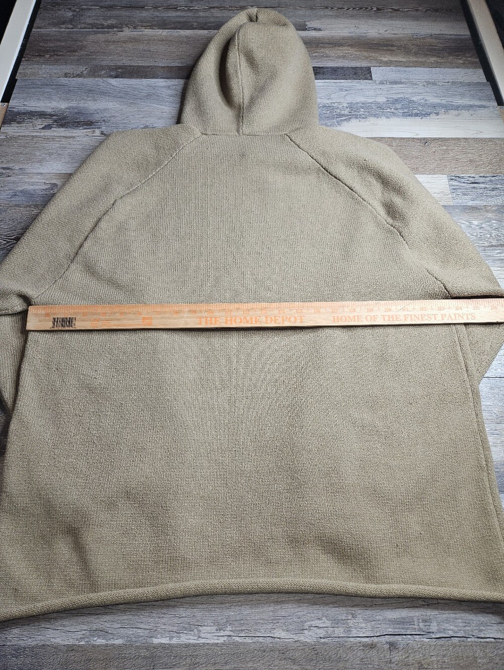 Fear Of God Essentials Knit Sweater Hoodie Men's Large Tan Brown - Picture 11 of 15